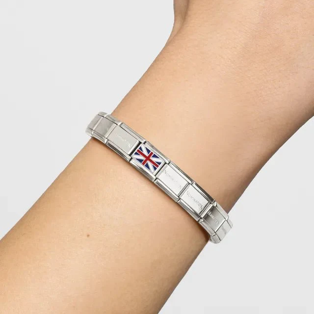 Nomination Composable Link Silver - Great Britain Flag - Image 3